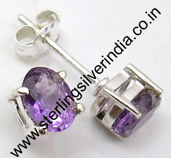 2 Grams Amethyst Topaz Earring