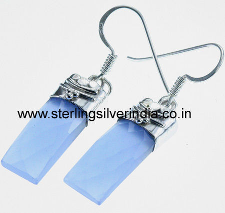 Chalcedony Earring