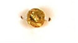 5mm D Flat Brass Beads