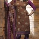 Choclate Brown Salwar Suits