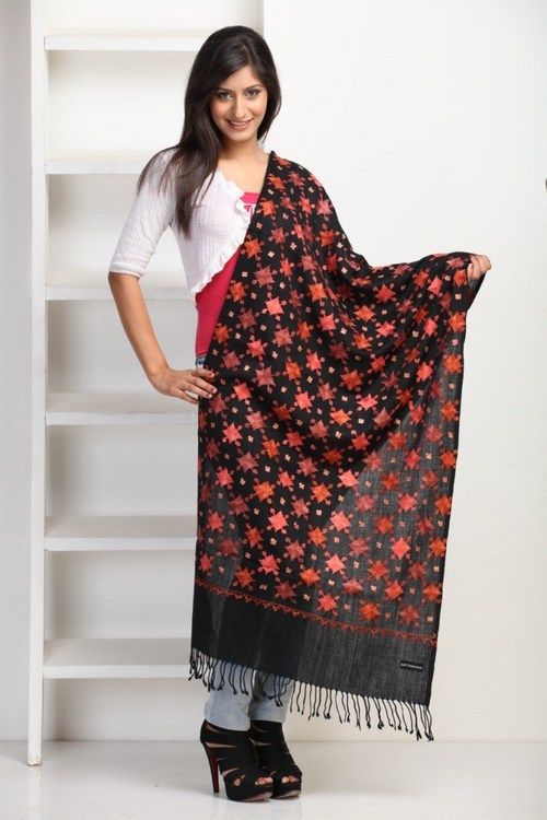 Embroidered Pashmina Shawl