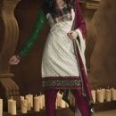 Half White Majentha Pink Salwar Suit