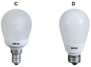 9 Watt Pear Compact Fluorescent Light CFL