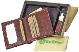 पुरुषों का वॉलेट और कीफ़ॉब सेट