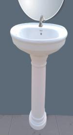 pedestal wash basin