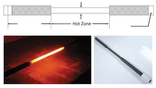 Dumbell Shaped Alpha Silicon Carbide Rods