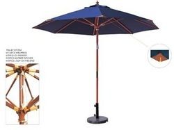 Deluxe Wooden Market Umbrella
