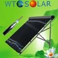 Pressurized Heat Pipe Solar Collector - Copper & Aluminum Alloy, 58x1800mm Tubes - 72 Hours Heat Preservation, High Pressure Endurance Up to 0.6Mpa, Hail Resistant Design