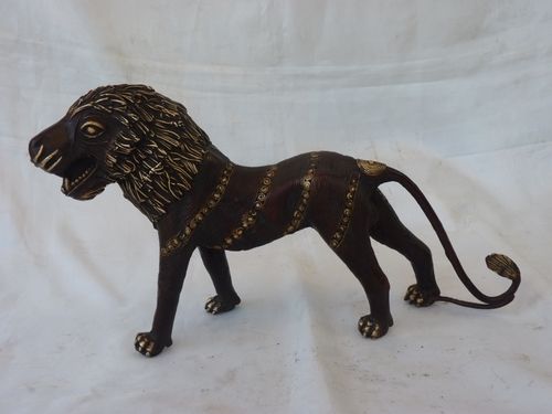 Designer Brass Lion Statue