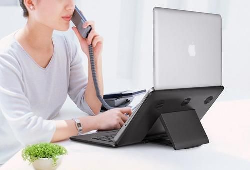 Ergonomic Laptop Docking Station With Keyboard