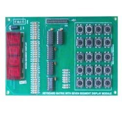 Seven Segment Display With Matrix Keyboard