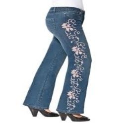 Embroidered Jeans