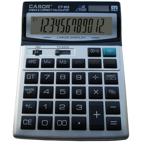 12 Digits Huge Electronic Calculator