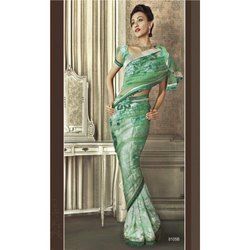 Embroidered Tissue Sarees