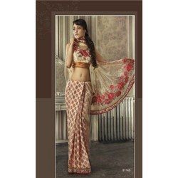 Flower Bordered Saree