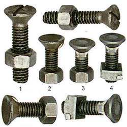 Csk Slotted Full Thread With Hex Nut