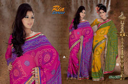 Handwork Border Saree