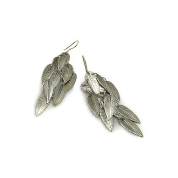 Brown Leaf Earring