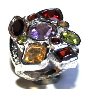 Precious Stones Ring