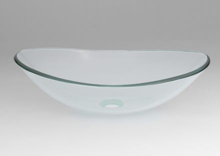 Glass Basin Boat Clear Tempered Glass Vessel