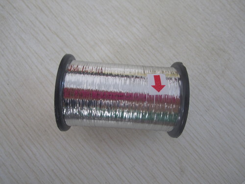 M Type Metallic Yarn In Silver Color