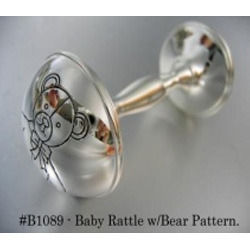 Baby Rattle With Bear Pattern
