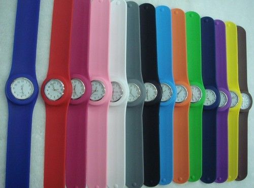 Amazon.com: watchitude Slap Watch, Ladybags, Analog, Printed Silicone Band,  Kids Present, Water Resistant : Clothing, Shoes & Jewelry