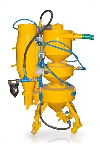 Abrasive Blasting Machine - Heavy-Duty Steel, Compact Design, Eco-Friendly Operation - Minimizes Hazardous Waste, Versatile Surface Preparation Applications