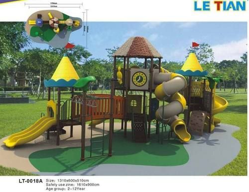 Playground Equipment Combined Slide (LT-0018A)