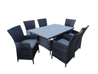 Rattan Dining Table And Chair