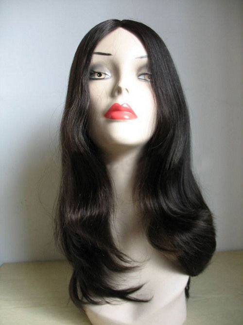 Long Human Hair Wig