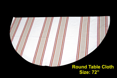 Round Table Cloths 72"