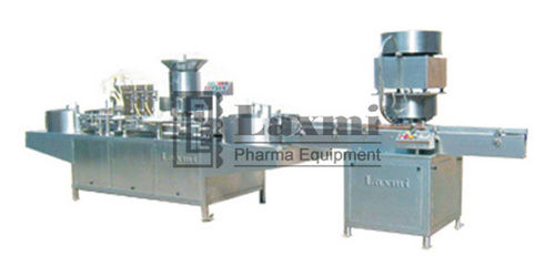 AUTOMATIC SIX HEAD VIAL FILLING & RUBBER STOPPERING MACHINE MODEL: LVFS a   150R