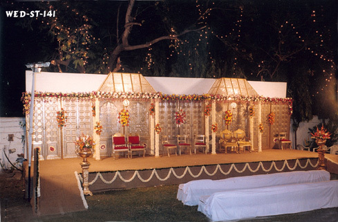 Fiber Glass Wedding Stage