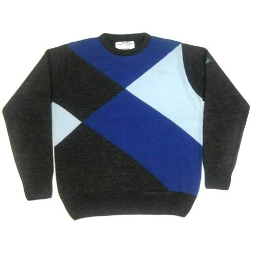 Men Intarsia Sweater 