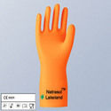 Rubber Gloves - Case Hardened Natural Rubber, Enhanced Chemical Resistance | Ergonomically Designed Fit, Soft Flock Lining, Improved Wet Grip