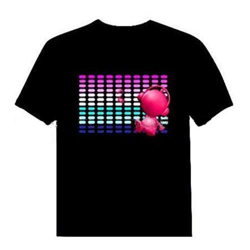 Sound Active EL Flashing T-Shirt