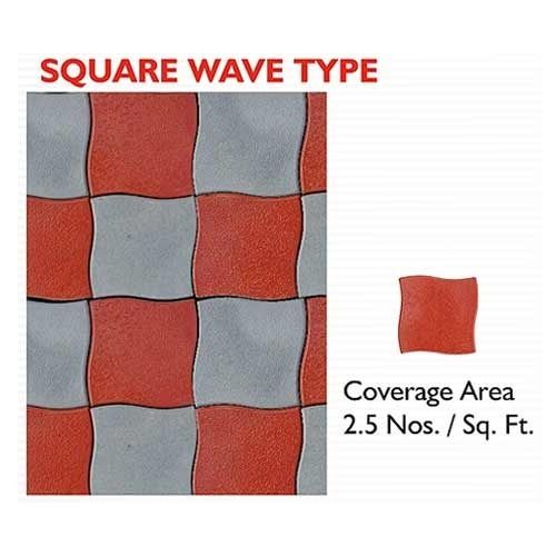 Square Wave Type Designer Pavers