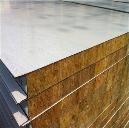 Fireproof Rock Wool Sandwich Wall Panels