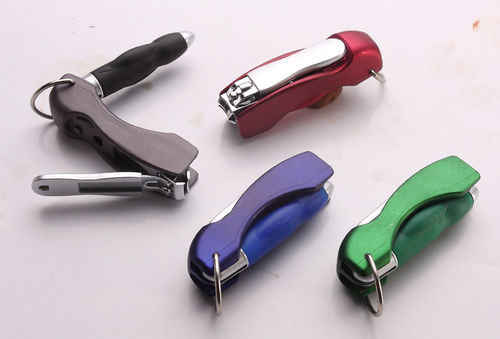 Folding Pen with Nail Scissors