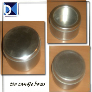 Tin Candle Box