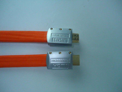 Matel Hosing Flat HDMI Cable