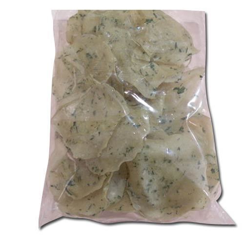 Rice Papad Palak