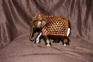 wooden elephant