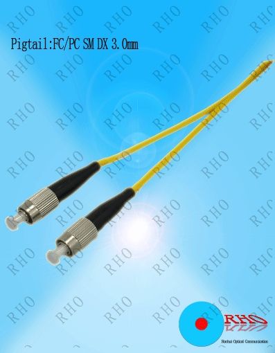 Single Mode Duplex Pc Polishing Fc Fiber Optic Pigtail