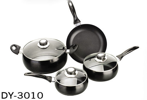 7 Pcs Belly Shape Cookware Set