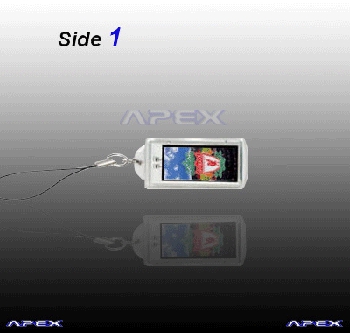 Solar Mobile Strap AK025 (Dual Blinking)