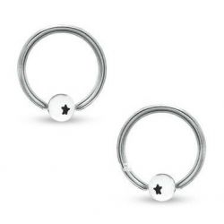 Acrylic Captive Bead Ring Pair