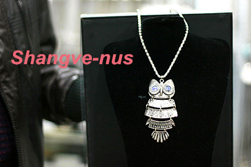 Owl Pendant Necklace NMOS0001