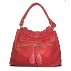 Ladies Red Leather Bag